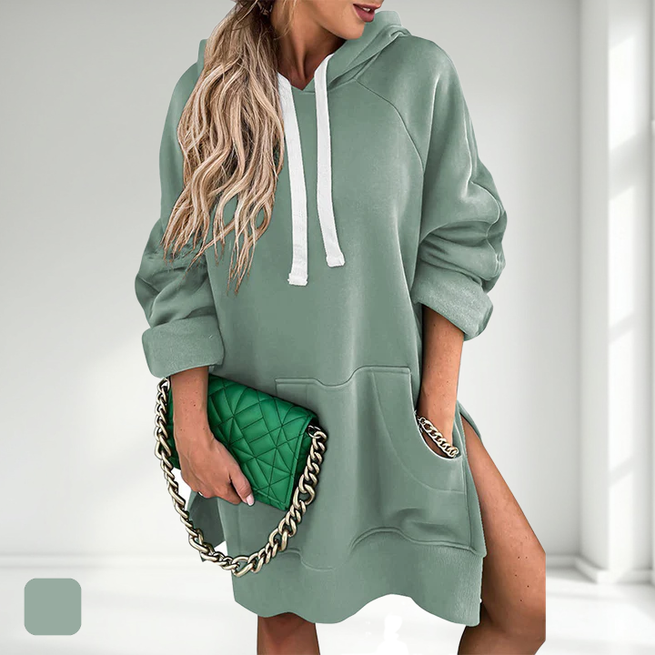 CozyWeave - Oversized Hoodie Dress