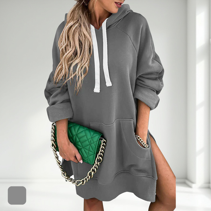 CozyWeave - Oversized Hoodie Dress