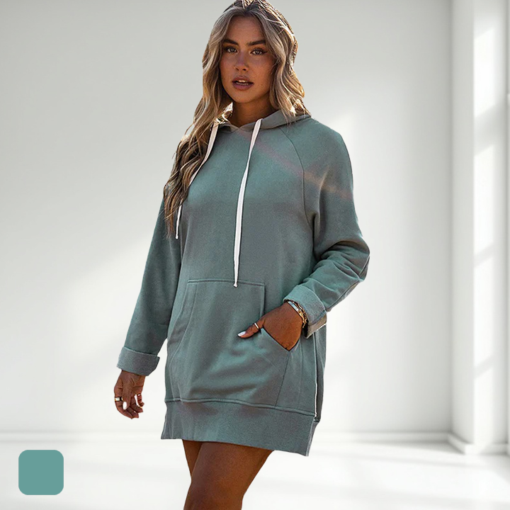 CozyWeave - Oversized Hoodie Dress