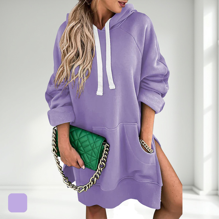 CozyWeave - Oversized Hoodie Dress