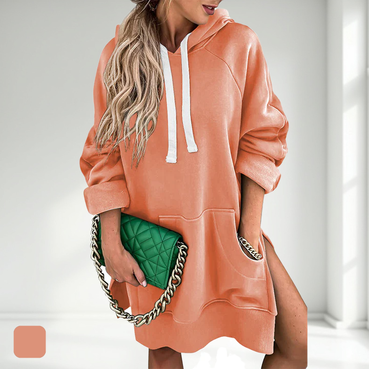 CozyWeave - Oversized Hoodie Dress