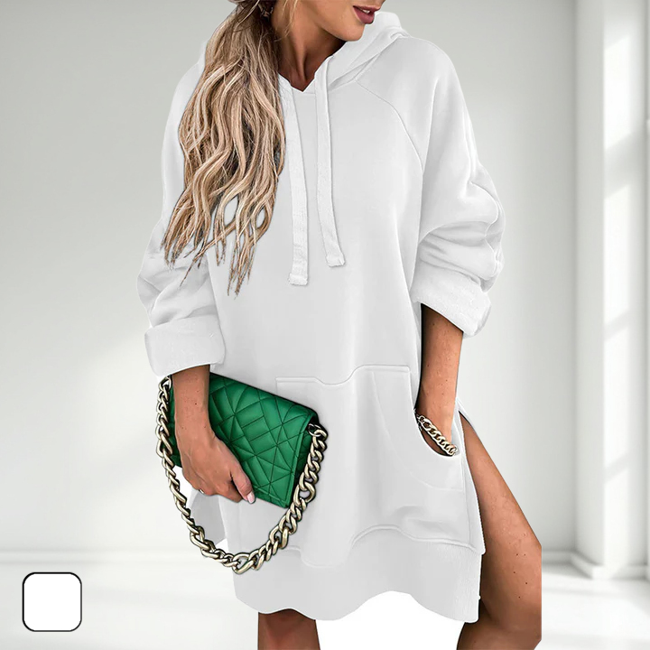 CozyWeave - Oversized Hoodie Dress